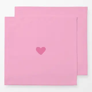 Servietten Little Heart pink