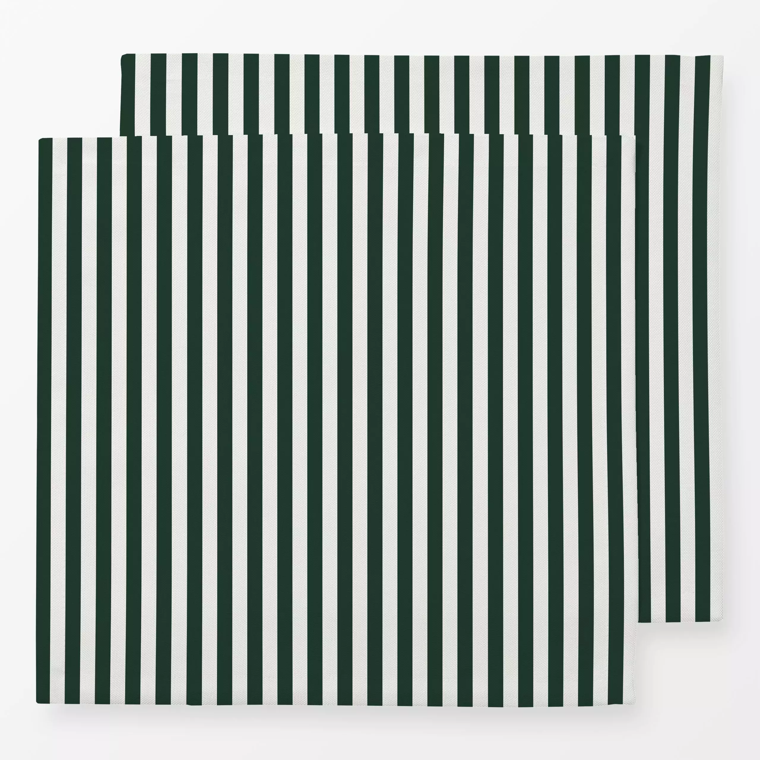 Servietten Schmale Streifen tannengrün - Weihnachten, Winter, Symbole & Muster - von „Katrin Graff"; minimal, Streifen, klas...