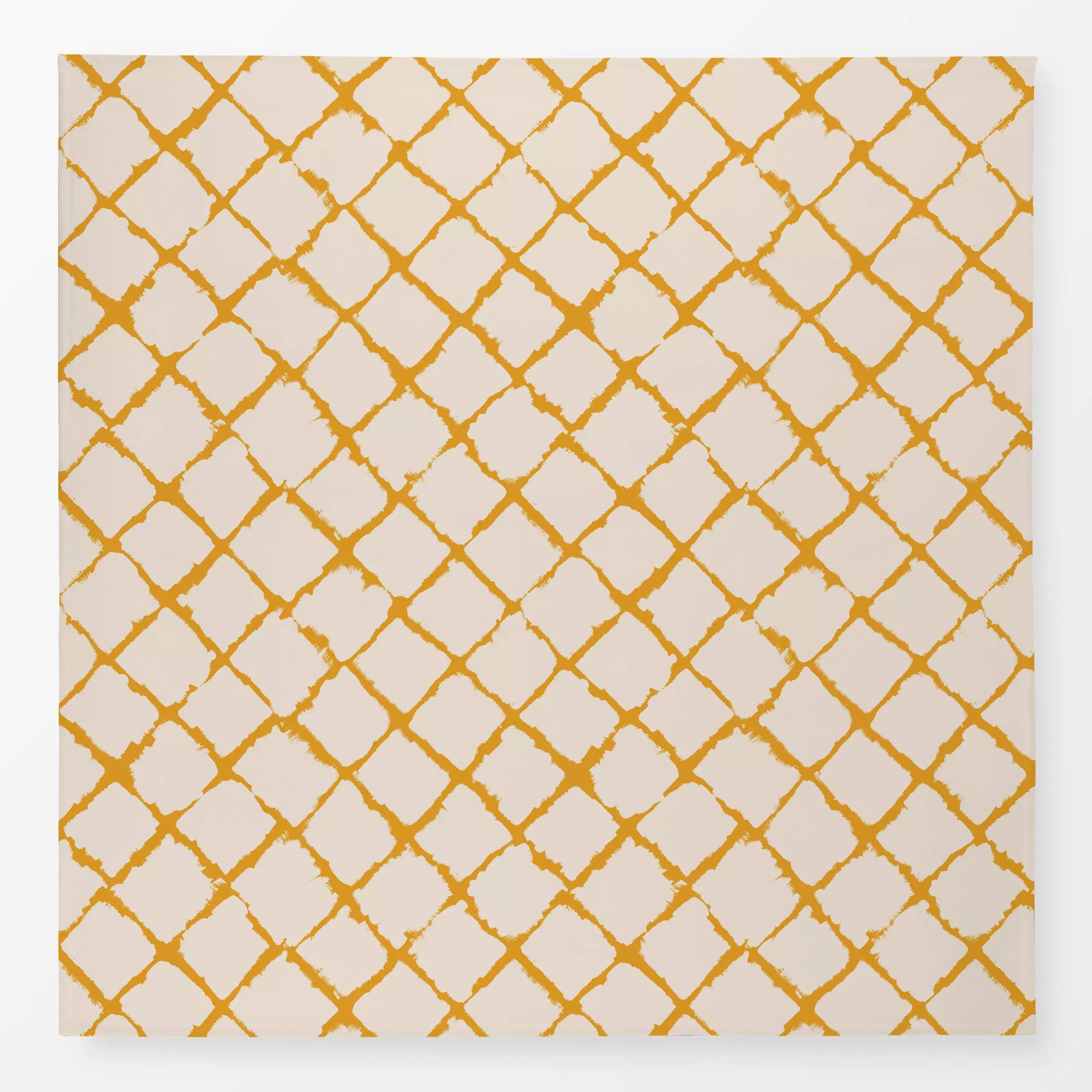 Tischdecke Red sol - Symbole & Muster - von „Julia Schumacher"; Sommer, gitter, netz, gelb, outdoor, Karos, kariert, juliasc...