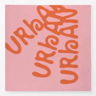 Tischdecke Orange Urabn Summer