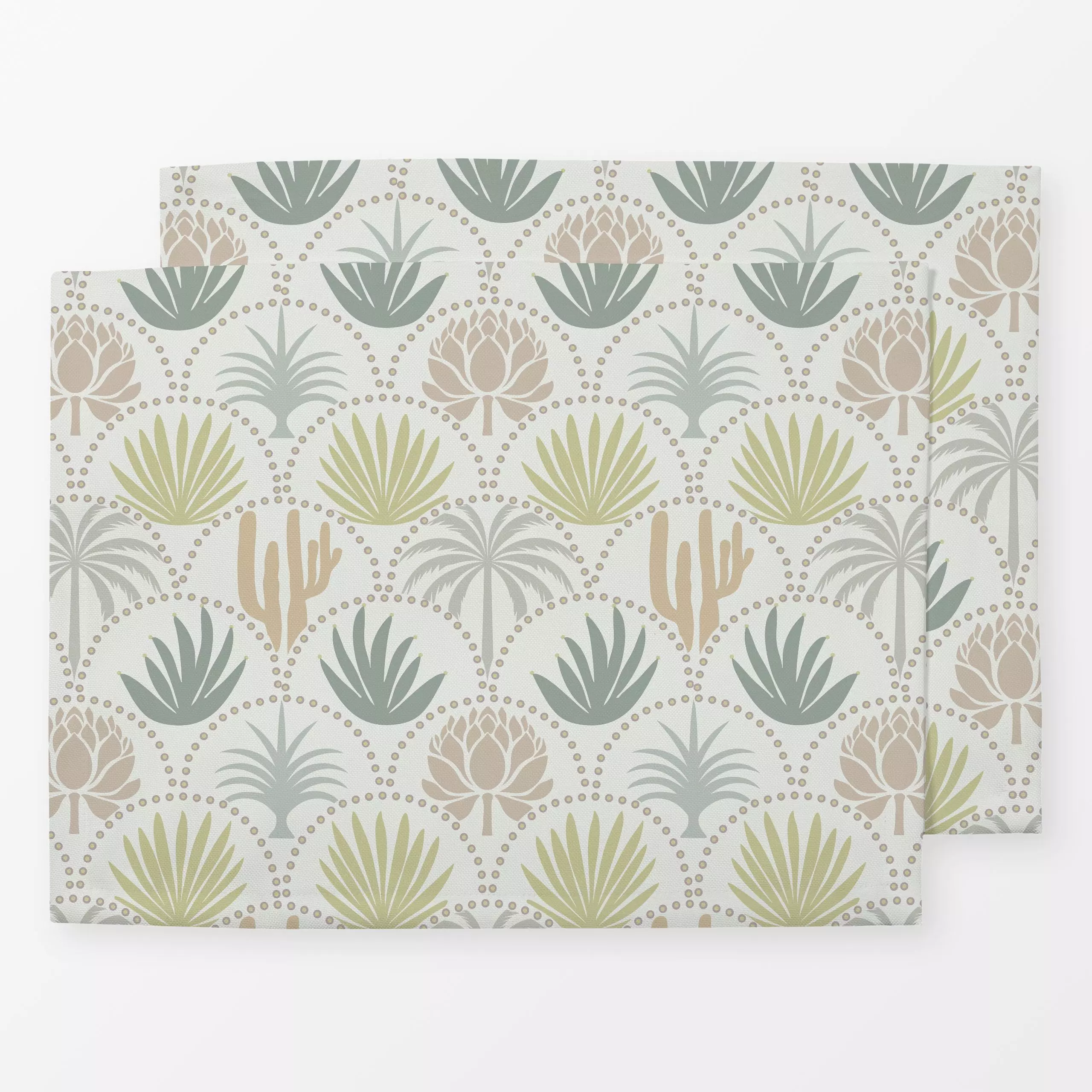 Tischset Palm Springs Desert, Blumen, tropisch, Sommer, von Andrea Haase