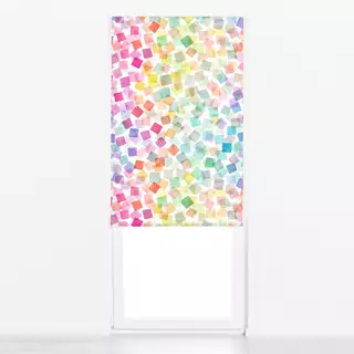 Raffrollo Confetti Plaids Party Rainbow