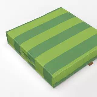 Bodenkissen Streifenmuster Grün
