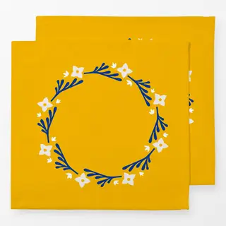 Servietten Sommerblumenkranz
