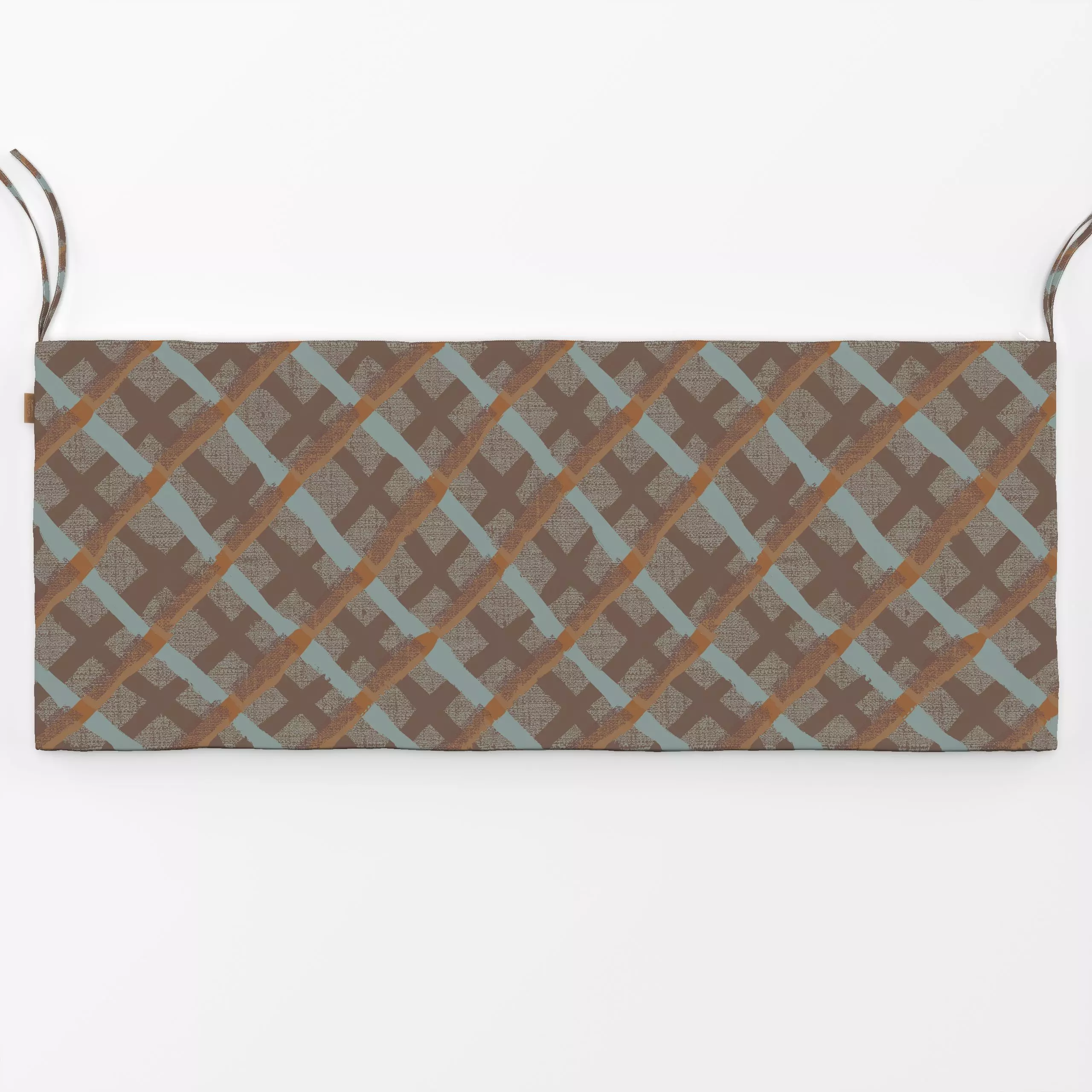 Bankauflage OASIS PLAID - Symbole & Muster - von „Julia Schumacher"; marrakesch, boho, Streifen, Karo, kariert, Bohemian, ge...