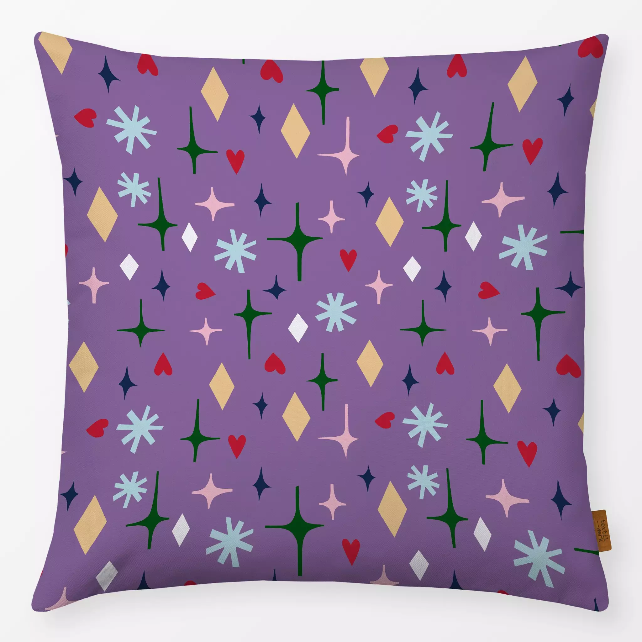 Kissen Kissen Sparkling lila