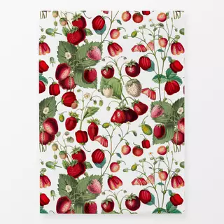 Geschirrtücher Erdbeer Garten