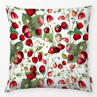 Kissen Erdbeer Garten