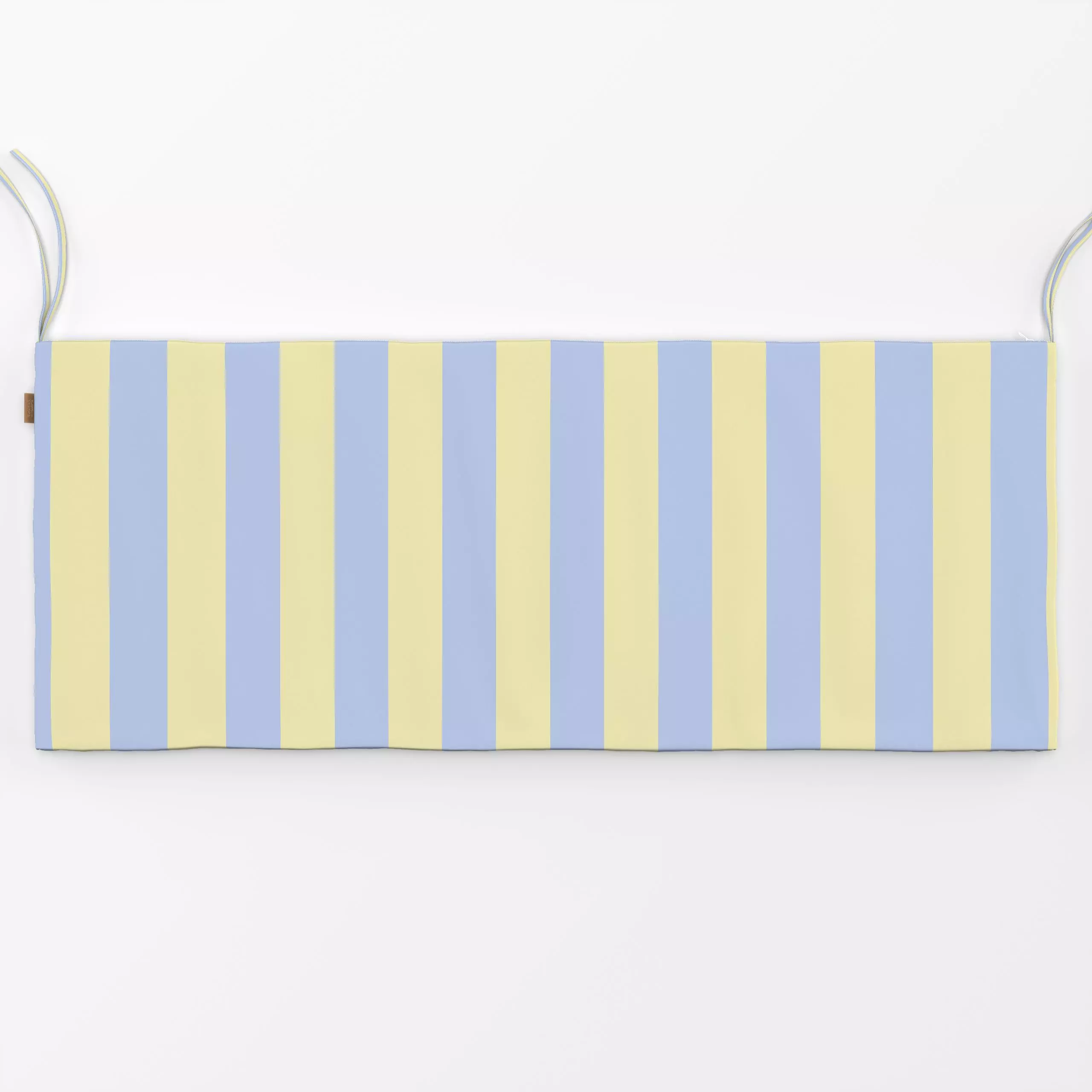 Bankauflage StripesNo3 - Symbole & Muster - von „Studio ROSAGRAU"; Streifen, Sommer, gelb, outdoor, hellblau, StudioROSAGRAU...