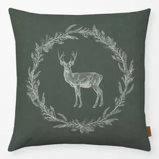 Kissen Nordic Deer wreath I