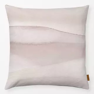 Kissen Abstract Beige Aquarell Wolken