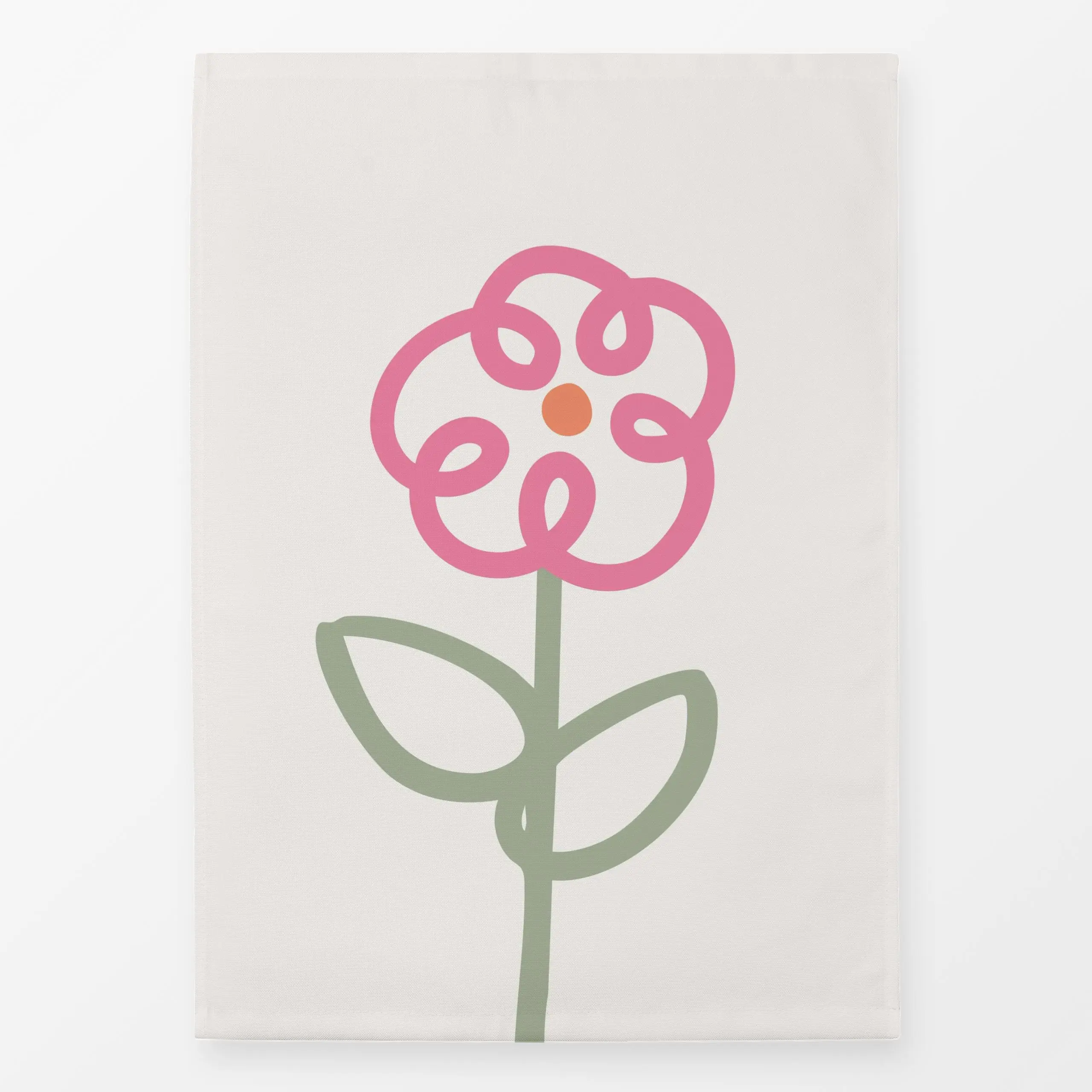 Geschirrtücher Daisy Bloom bunt - Blumen & Florales, Frühling, Ostern - von „Kruth Design"; Zeichnung, Blumen, Wildblumen, S...
