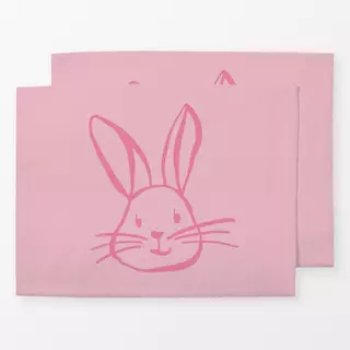 Tischset Hase rosa