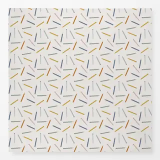 Tischdecke Bunte Buntstifte Muster