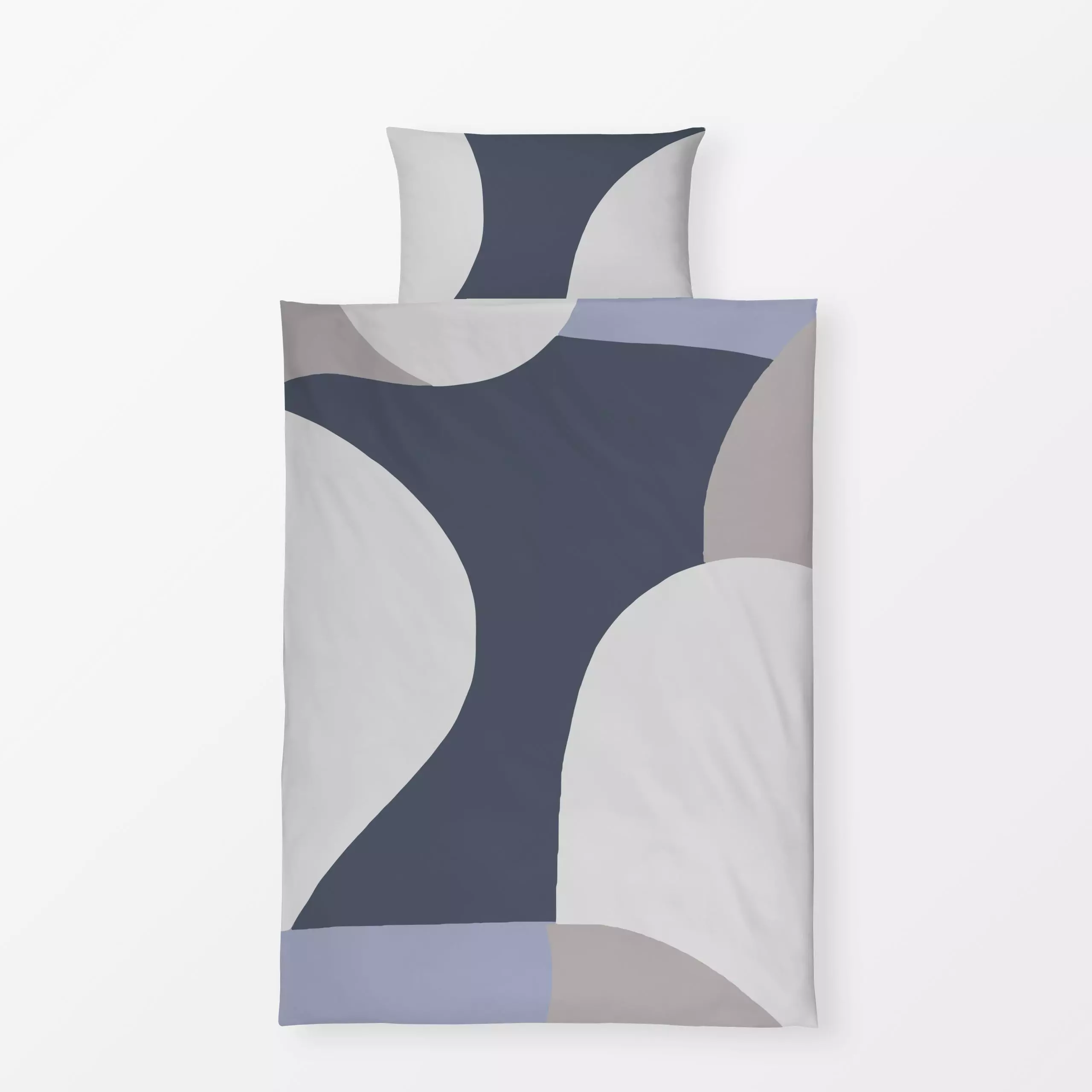 Bettwäsche Organic Shapes 6 - Symbole & Muster - von „Mareike Böhmer"; minimal, abstrakt, Geometrisch, formen, minimalistisc...