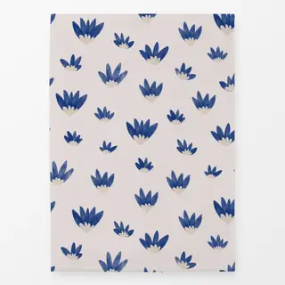 Geschirrtücher Blaue Blumen