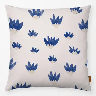 Kissen Blaue Blumen