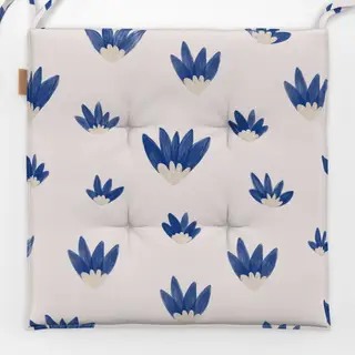 Sitzkissen Blaue Blumen