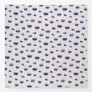 Tischdecke Blaue Blumen