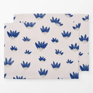 Tischset Blaue Blumen
