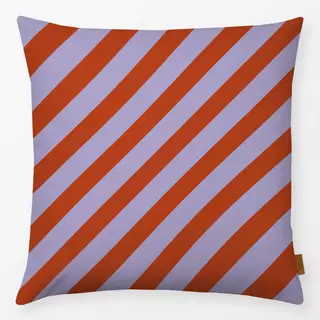 Kissen Candy Stripes | lila rot