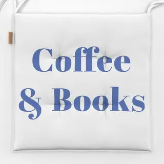 Sitzkissen Coffe and Books