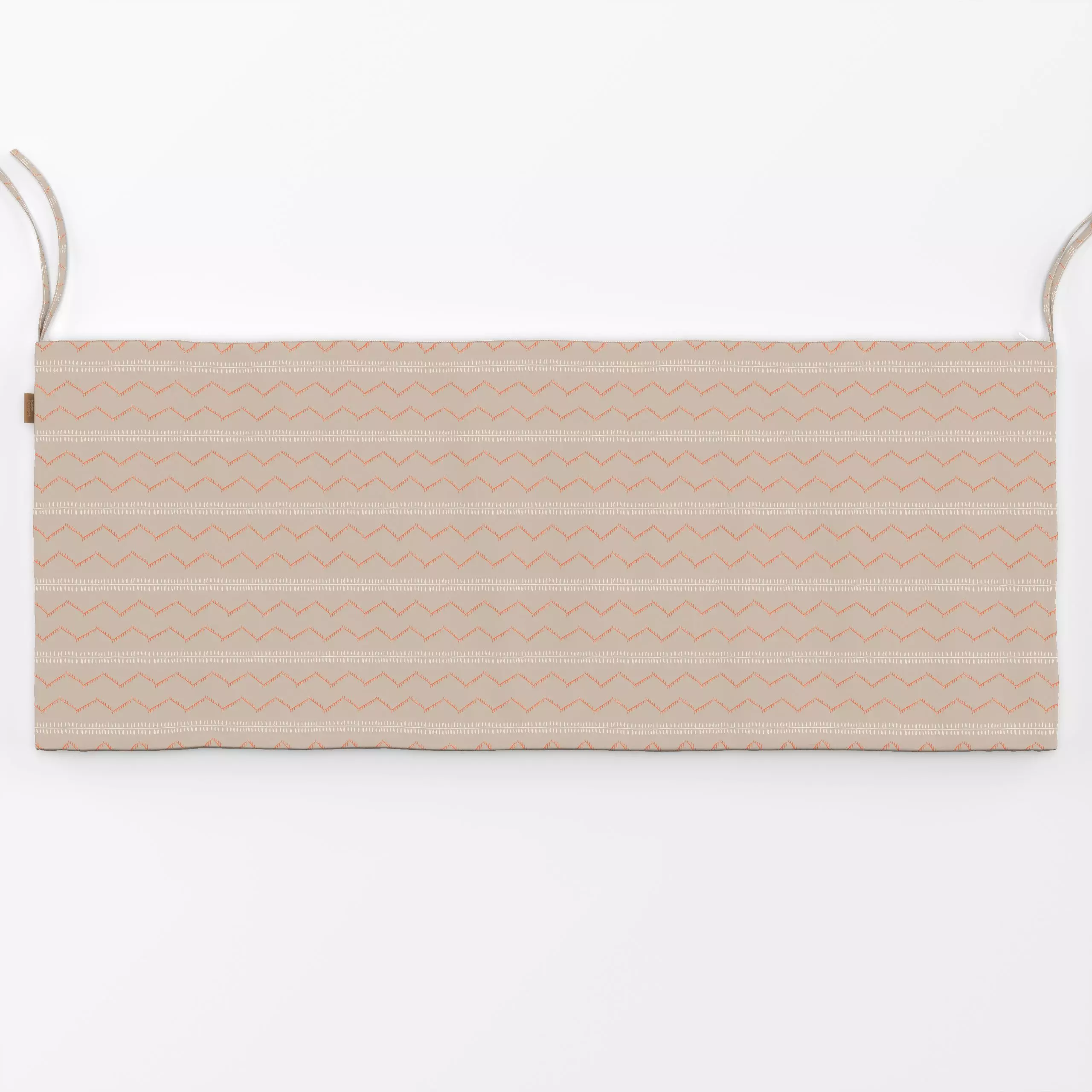 Bankauflage Boho summer Zickzack camel - Sommer, Symbole & Muster - von „Kathrin Löffler"; boho, minimalistisch, Bohemian, s...