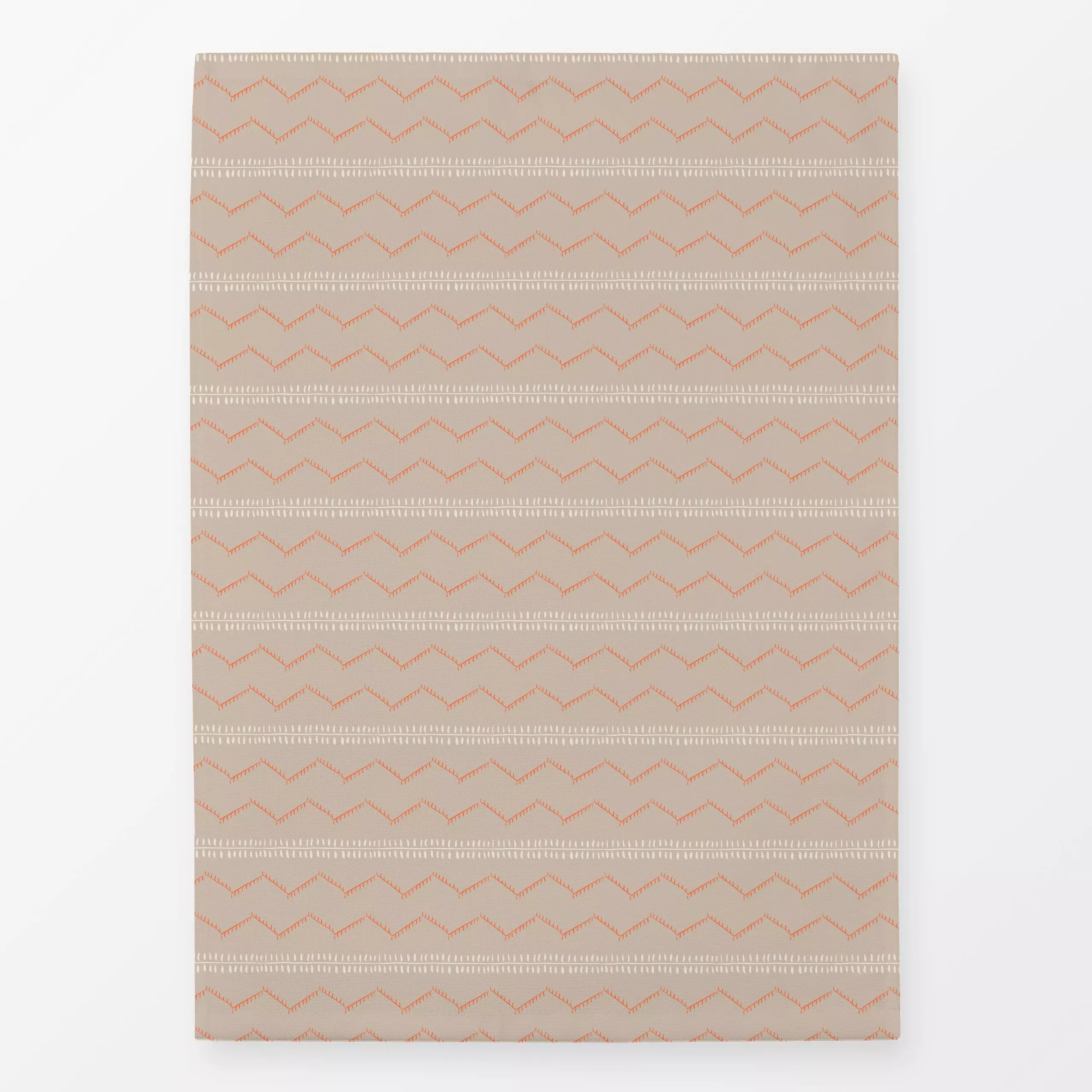 Geschirrtücher Boho summer Zickzack camel - Sommer, Symbole & Muster - von „Kathrin Löffler"; boho, minimalistisch, Bohemian...