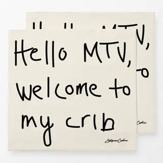 Servietten MTV Cribs