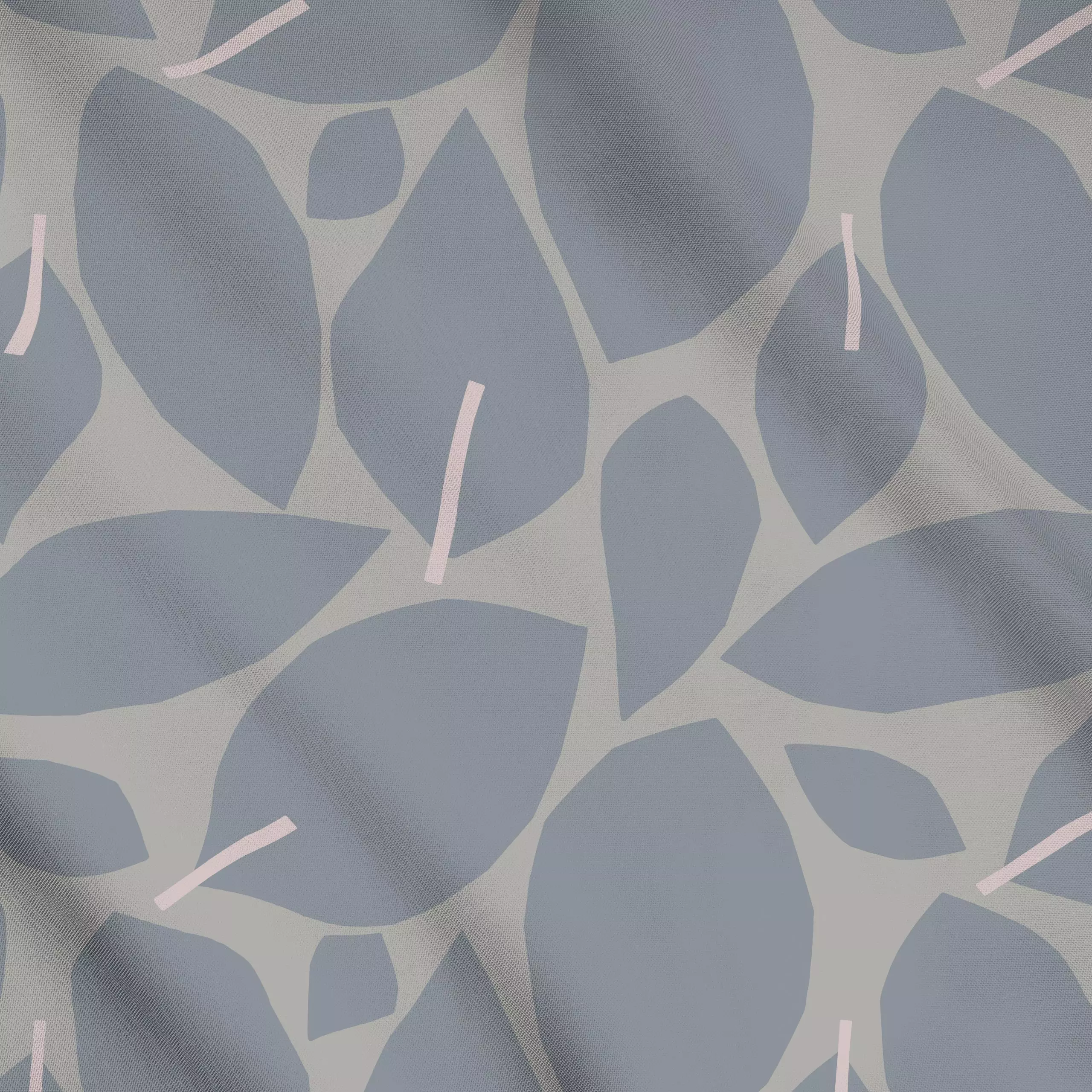 Meterware Abstract Leaves 1Y - Herbst, Symbole & Muster - von „Mareike Böhmer"; minimal, Blatt, skandinavisch, Blätter, Herb...