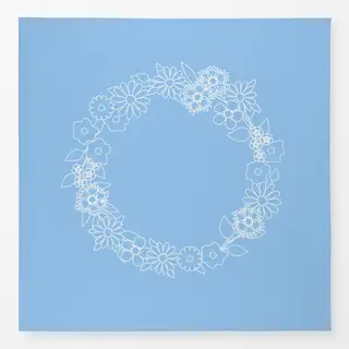 Tischdecke Blumenkranz Frühling