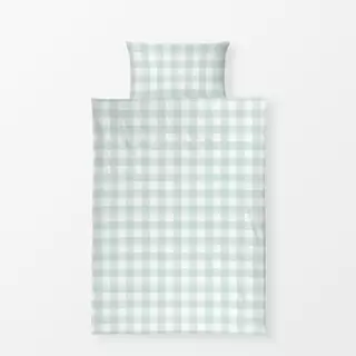 Bettwäsche Gingham mintgrün