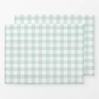 Tischset Gingham mintgrün