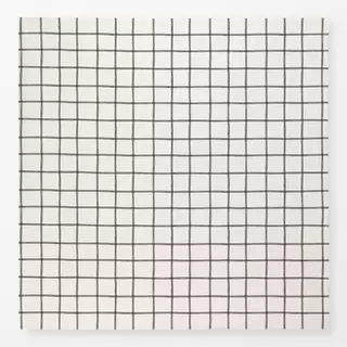 Tischdecke Karo Linien schwarz