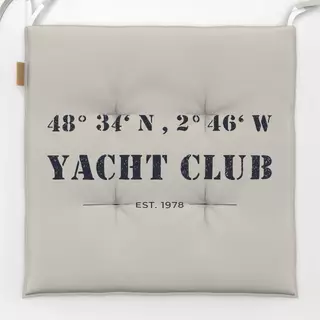 Sitzkissen Yacht Club  Warm Grey