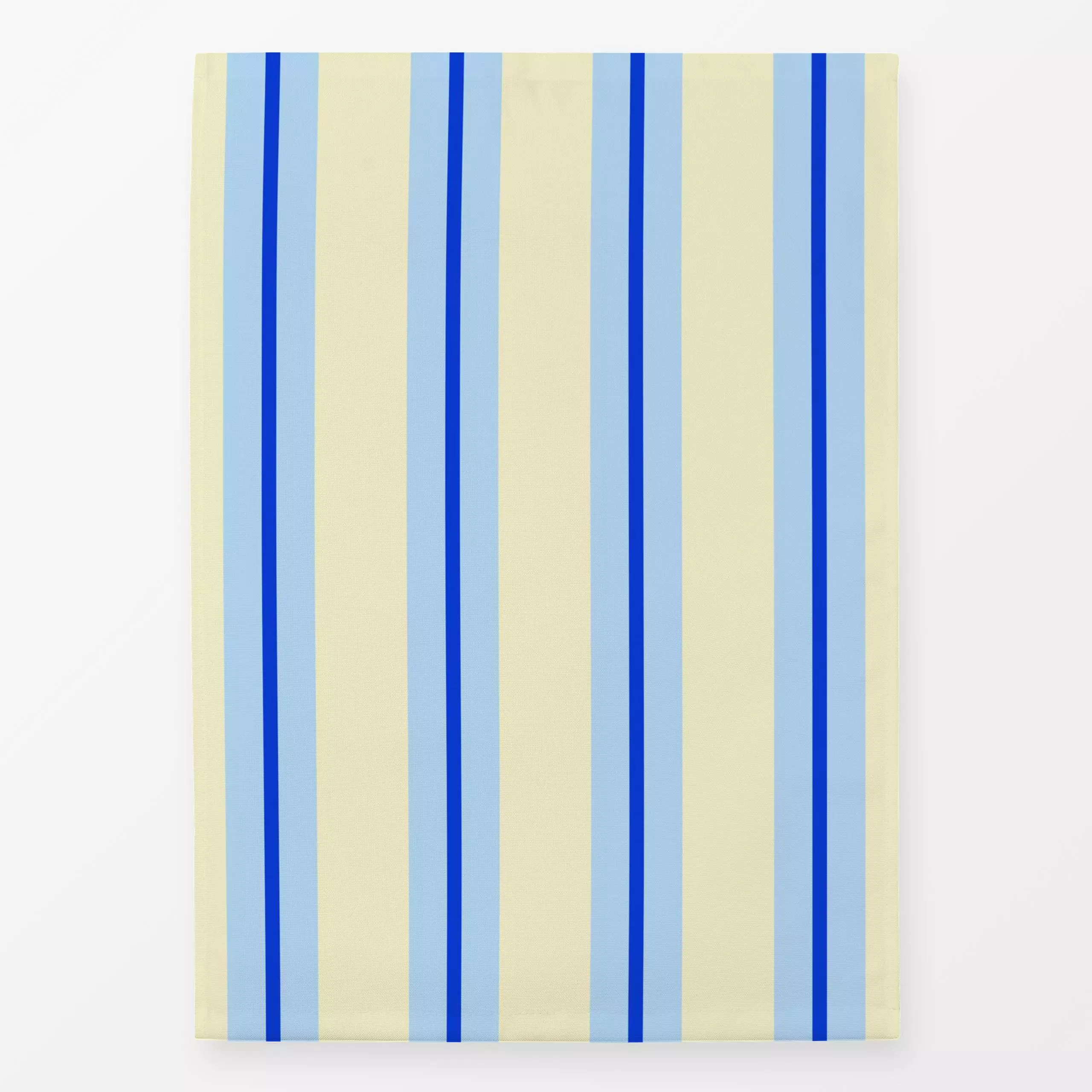 Geschirrtücher Retro Stripes Buttergelb - Symbole & Muster, Retro & Vintage - von „Studio ROSAGRAU"; Blaugrau, Streifen, Som...