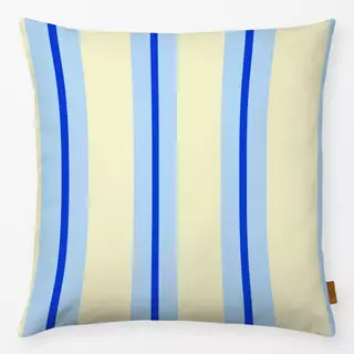 Kissen Retro Stripes Buttergelb