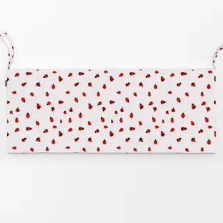 Bankauflage Marienkäfer Beige