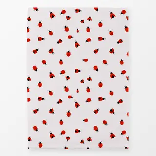 Geschirrtücher Marienkäfer Beige