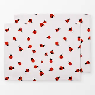 Tischset Marienkäfer Beige