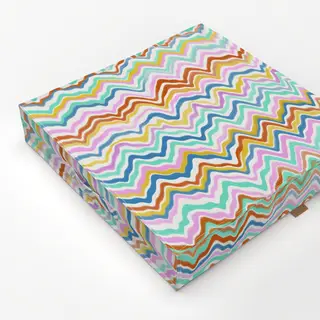 Bodenkissen Wellenlinien Bunt