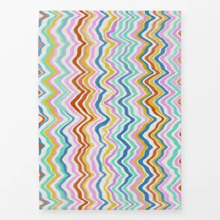 Geschirrtücher Wellenlinien Bunt