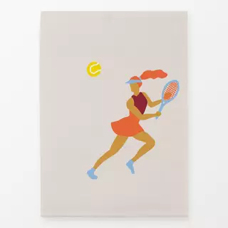 Geschirrtücher Tennisspielerin 1