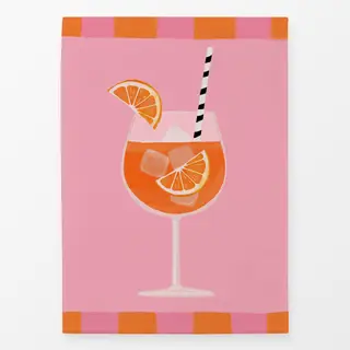 Geschirrtücher Cocktail orange pink