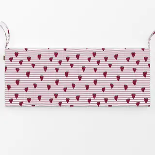 Bankauflage Picnic Erdbeere Stripes