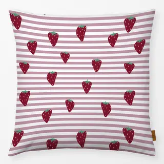 Kissen Picnic Erdbeere Stripes