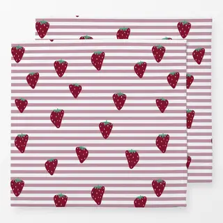 Servietten Picnic Erdbeere Stripes