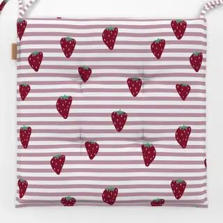 Sitzkissen Picnic Erdbeere Stripes