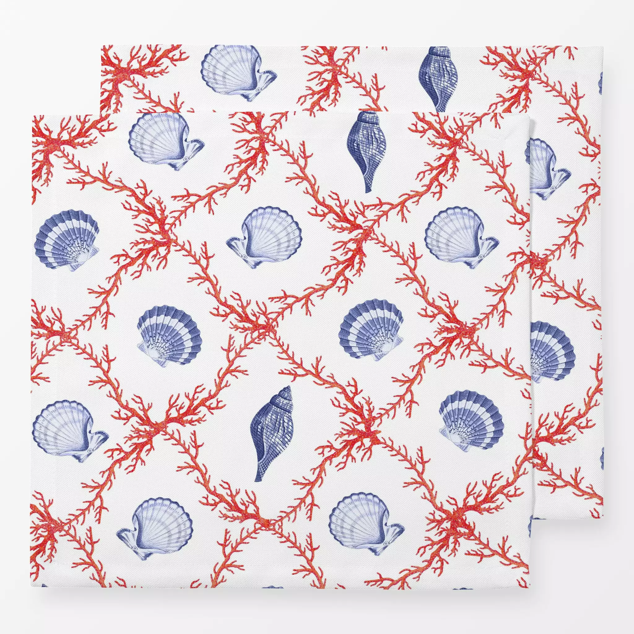 Servietten Preppy coastal shells II Preppy coastal shells II