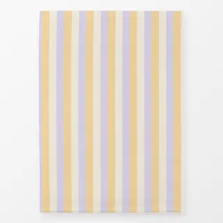 Geschirrtücher Streifen Gelb Lila Creme